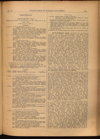 Verordnungs-Blatt für Eisenbahnen und Schiffahrt: Veröffentlichungen in Tarif- und Transport-Angelegenheiten 19020201 Seite: 11