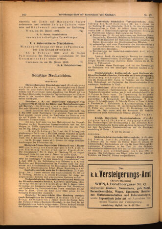 Verordnungs-Blatt für Eisenbahnen und Schiffahrt: Veröffentlichungen in Tarif- und Transport-Angelegenheiten 19020201 Seite: 16