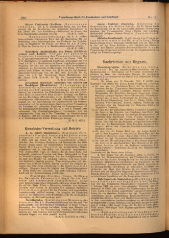 Verordnungs-Blatt für Eisenbahnen und Schiffahrt: Veröffentlichungen in Tarif- und Transport-Angelegenheiten 19020201 Seite: 8