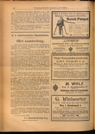 Verordnungs-Blatt für Eisenbahnen und Schiffahrt: Veröffentlichungen in Tarif- und Transport-Angelegenheiten 19020204 Seite: 12