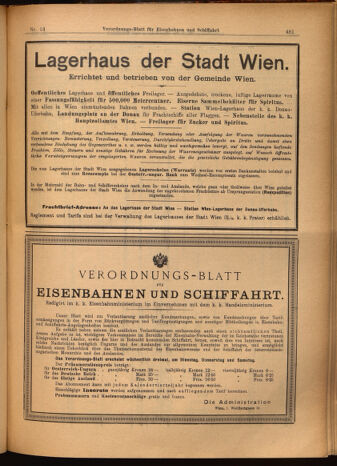 Verordnungs-Blatt für Eisenbahnen und Schiffahrt: Veröffentlichungen in Tarif- und Transport-Angelegenheiten 19020204 Seite: 13