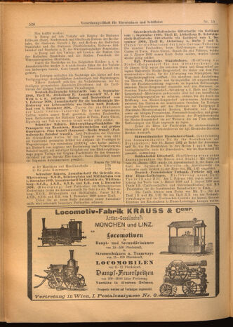 Verordnungs-Blatt für Eisenbahnen und Schiffahrt: Veröffentlichungen in Tarif- und Transport-Angelegenheiten 19020208 Seite: 16