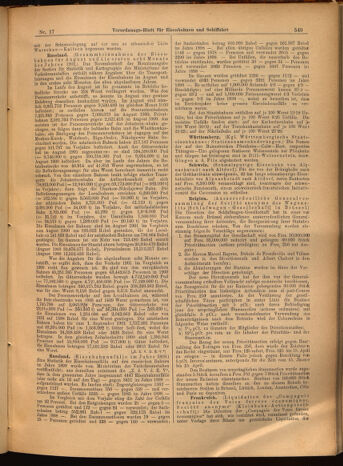 Verordnungs-Blatt für Eisenbahnen und Schiffahrt: Veröffentlichungen in Tarif- und Transport-Angelegenheiten 19020213 Seite: 5