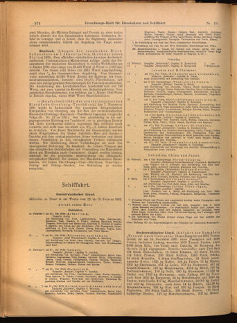 Verordnungs-Blatt für Eisenbahnen und Schiffahrt: Veröffentlichungen in Tarif- und Transport-Angelegenheiten 19020215 Seite: 10