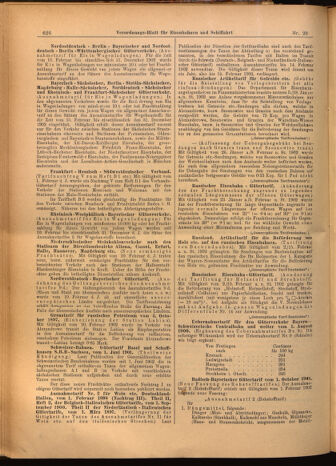 Verordnungs-Blatt für Eisenbahnen und Schiffahrt: Veröffentlichungen in Tarif- und Transport-Angelegenheiten 19020220 Seite: 14