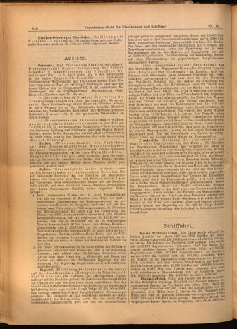 Verordnungs-Blatt für Eisenbahnen und Schiffahrt: Veröffentlichungen in Tarif- und Transport-Angelegenheiten 19020220 Seite: 8