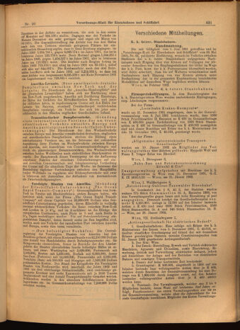 Verordnungs-Blatt für Eisenbahnen und Schiffahrt: Veröffentlichungen in Tarif- und Transport-Angelegenheiten 19020220 Seite: 9