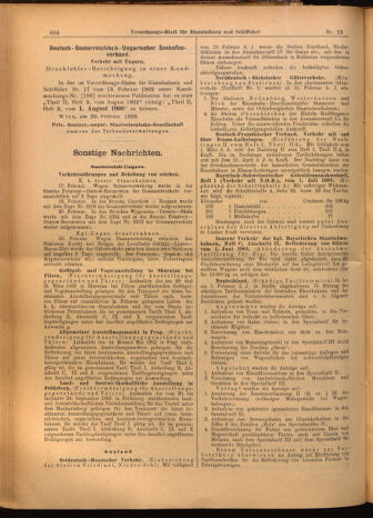 Verordnungs-Blatt für Eisenbahnen und Schiffahrt: Veröffentlichungen in Tarif- und Transport-Angelegenheiten 19020222 Seite: 22