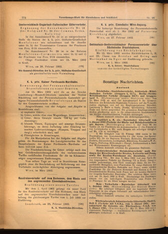 Verordnungs-Blatt für Eisenbahnen und Schiffahrt: Veröffentlichungen in Tarif- und Transport-Angelegenheiten 19020306 Seite: 10