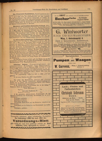 Verordnungs-Blatt für Eisenbahnen und Schiffahrt: Veröffentlichungen in Tarif- und Transport-Angelegenheiten 19020306 Seite: 11