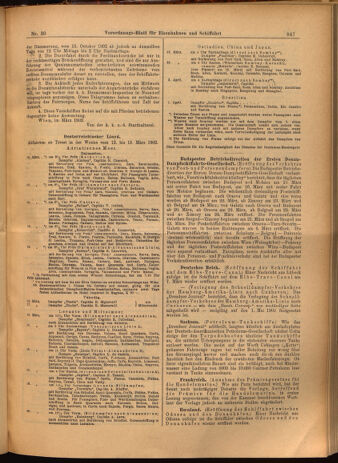 Verordnungs-Blatt für Eisenbahnen und Schiffahrt: Veröffentlichungen in Tarif- und Transport-Angelegenheiten 19020315 Seite: 11