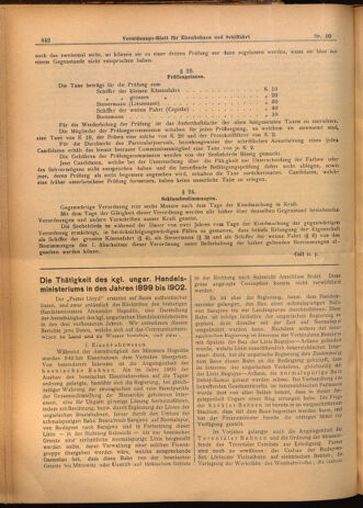 Verordnungs-Blatt für Eisenbahnen und Schiffahrt: Veröffentlichungen in Tarif- und Transport-Angelegenheiten 19020315 Seite: 6