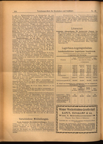 Verordnungs-Blatt für Eisenbahnen und Schiffahrt: Veröffentlichungen in Tarif- und Transport-Angelegenheiten 19020320 Seite: 8