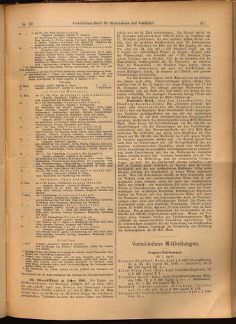 Verordnungs-Blatt für Eisenbahnen und Schiffahrt: Veröffentlichungen in Tarif- und Transport-Angelegenheiten 19020322 Seite: 19