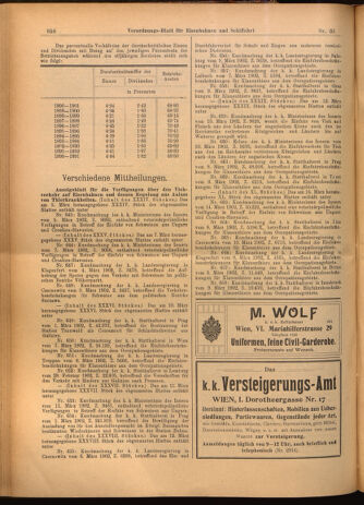 Verordnungs-Blatt für Eisenbahnen und Schiffahrt: Veröffentlichungen in Tarif- und Transport-Angelegenheiten 19020327 Seite: 14