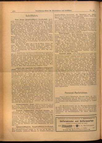 Verordnungs-Blatt für Eisenbahnen und Schiffahrt: Veröffentlichungen in Tarif- und Transport-Angelegenheiten 19020329 Seite: 14