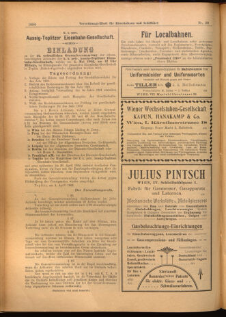 Verordnungs-Blatt für Eisenbahnen und Schiffahrt: Veröffentlichungen in Tarif- und Transport-Angelegenheiten 19020408 Seite: 12