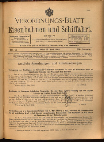 Verordnungs-Blatt für Eisenbahnen und Schiffahrt: Veröffentlichungen in Tarif- und Transport-Angelegenheiten