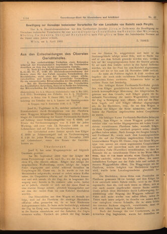 Verordnungs-Blatt für Eisenbahnen und Schiffahrt: Veröffentlichungen in Tarif- und Transport-Angelegenheiten 19020415 Seite: 2