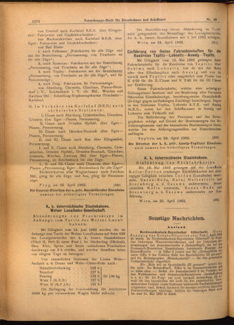 Verordnungs-Blatt für Eisenbahnen und Schiffahrt: Veröffentlichungen in Tarif- und Transport-Angelegenheiten 19020429 Seite: 10