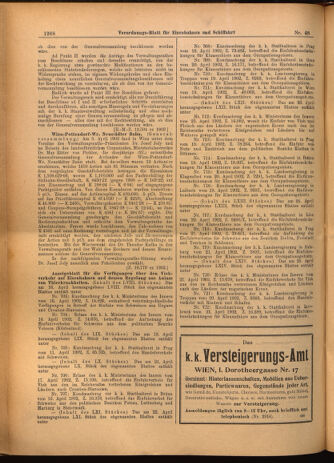 Verordnungs-Blatt für Eisenbahnen und Schiffahrt: Veröffentlichungen in Tarif- und Transport-Angelegenheiten 19020429 Seite: 8