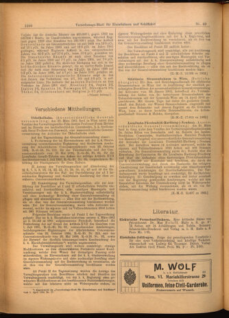 Verordnungs-Blatt für Eisenbahnen und Schiffahrt: Veröffentlichungen in Tarif- und Transport-Angelegenheiten 19020501 Seite: 10