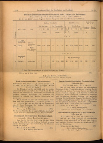 Verordnungs-Blatt für Eisenbahnen und Schiffahrt: Veröffentlichungen in Tarif- und Transport-Angelegenheiten 19020508 Seite: 8