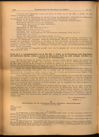 Verordnungs-Blatt für Eisenbahnen und Schiffahrt: Veröffentlichungen in Tarif- und Transport-Angelegenheiten 19020515 Seite: 6