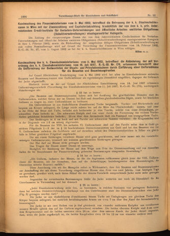 Verordnungs-Blatt für Eisenbahnen und Schiffahrt: Veröffentlichungen in Tarif- und Transport-Angelegenheiten 19020515 Seite: 8