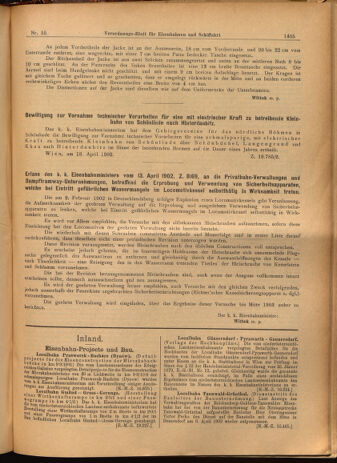 Verordnungs-Blatt für Eisenbahnen und Schiffahrt: Veröffentlichungen in Tarif- und Transport-Angelegenheiten 19020515 Seite: 9