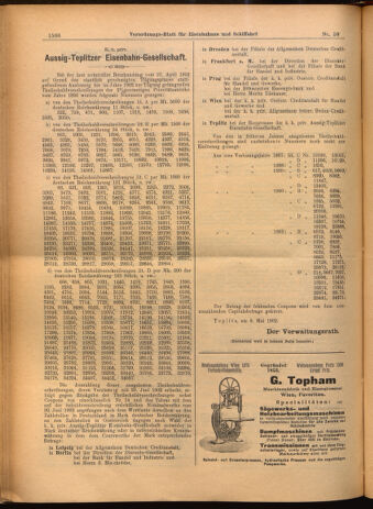 Verordnungs-Blatt für Eisenbahnen und Schiffahrt: Veröffentlichungen in Tarif- und Transport-Angelegenheiten 19020524 Seite: 18