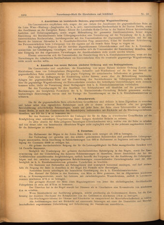 Verordnungs-Blatt für Eisenbahnen und Schiffahrt: Veröffentlichungen in Tarif- und Transport-Angelegenheiten 19020524 Seite: 6