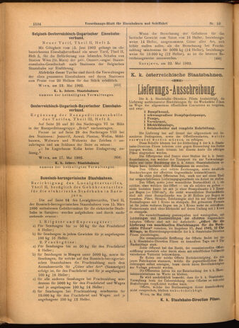 Verordnungs-Blatt für Eisenbahnen und Schiffahrt: Veröffentlichungen in Tarif- und Transport-Angelegenheiten 19020527 Seite: 18