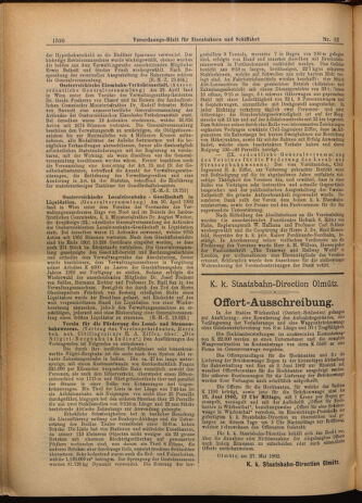 Verordnungs-Blatt für Eisenbahnen und Schiffahrt: Veröffentlichungen in Tarif- und Transport-Angelegenheiten 19020603 Seite: 10