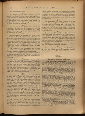 Verordnungs-Blatt für Eisenbahnen und Schiffahrt: Veröffentlichungen in Tarif- und Transport-Angelegenheiten 19020603 Seite: 5