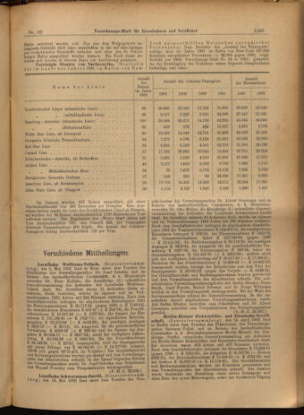 Verordnungs-Blatt für Eisenbahnen und Schiffahrt: Veröffentlichungen in Tarif- und Transport-Angelegenheiten 19020603 Seite: 9