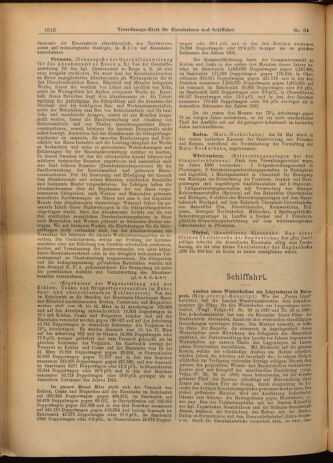 Verordnungs-Blatt für Eisenbahnen und Schiffahrt: Veröffentlichungen in Tarif- und Transport-Angelegenheiten 19020605 Seite: 16