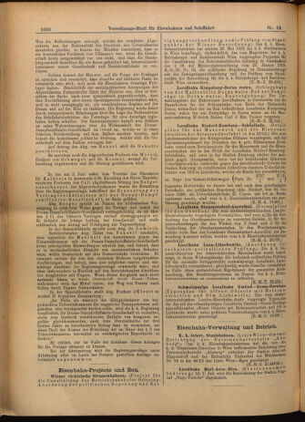 Verordnungs-Blatt für Eisenbahnen und Schiffahrt: Veröffentlichungen in Tarif- und Transport-Angelegenheiten 19020607 Seite: 8