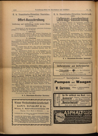 Verordnungs-Blatt für Eisenbahnen und Schiffahrt: Veröffentlichungen in Tarif- und Transport-Angelegenheiten 19020610 Seite: 14