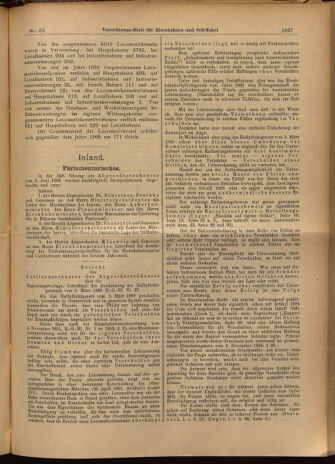 Verordnungs-Blatt für Eisenbahnen und Schiffahrt: Veröffentlichungen in Tarif- und Transport-Angelegenheiten 19020610 Seite: 5