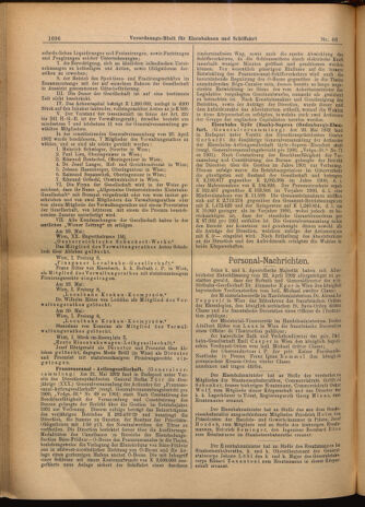 Verordnungs-Blatt für Eisenbahnen und Schiffahrt: Veröffentlichungen in Tarif- und Transport-Angelegenheiten 19020612 Seite: 20