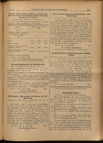 Verordnungs-Blatt für Eisenbahnen und Schiffahrt: Veröffentlichungen in Tarif- und Transport-Angelegenheiten 19020612 Seite: 23