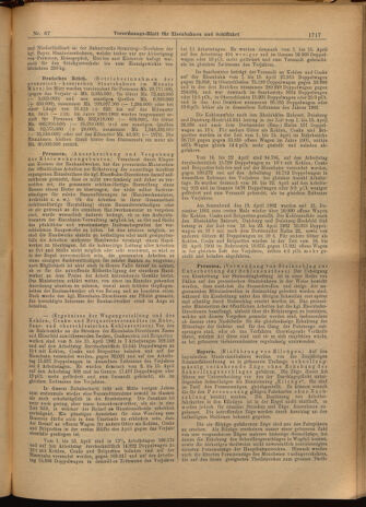 Verordnungs-Blatt für Eisenbahnen und Schiffahrt: Veröffentlichungen in Tarif- und Transport-Angelegenheiten 19020614 Seite: 13