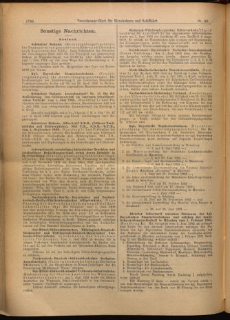 Verordnungs-Blatt für Eisenbahnen und Schiffahrt: Veröffentlichungen in Tarif- und Transport-Angelegenheiten 19020617 Seite: 16