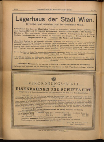 Verordnungs-Blatt für Eisenbahnen und Schiffahrt: Veröffentlichungen in Tarif- und Transport-Angelegenheiten 19020619 Seite: 28