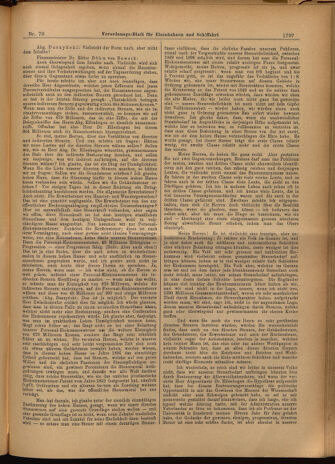 Verordnungs-Blatt für Eisenbahnen und Schiffahrt: Veröffentlichungen in Tarif- und Transport-Angelegenheiten 19020621 Seite: 13