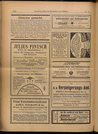 Verordnungs-Blatt für Eisenbahnen und Schiffahrt: Veröffentlichungen in Tarif- und Transport-Angelegenheiten 19020624 Seite: 16