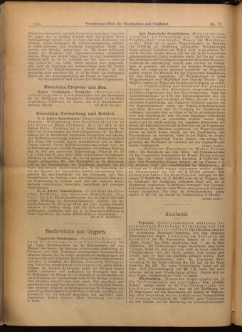 Verordnungs-Blatt für Eisenbahnen und Schiffahrt: Veröffentlichungen in Tarif- und Transport-Angelegenheiten 19020626 Seite: 10