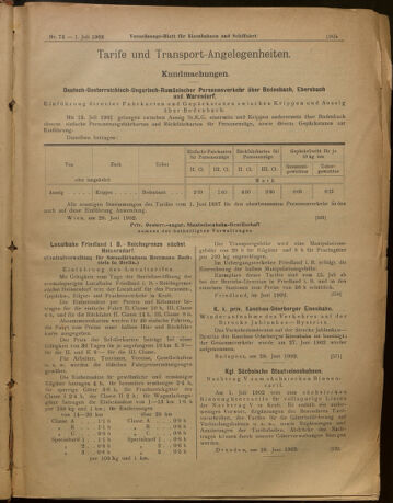 Verordnungs-Blatt für Eisenbahnen und Schiffahrt: Veröffentlichungen in Tarif- und Transport-Angelegenheiten 19020701 Seite: 13