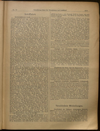 Verordnungs-Blatt für Eisenbahnen und Schiffahrt: Veröffentlichungen in Tarif- und Transport-Angelegenheiten 19020703 Seite: 7